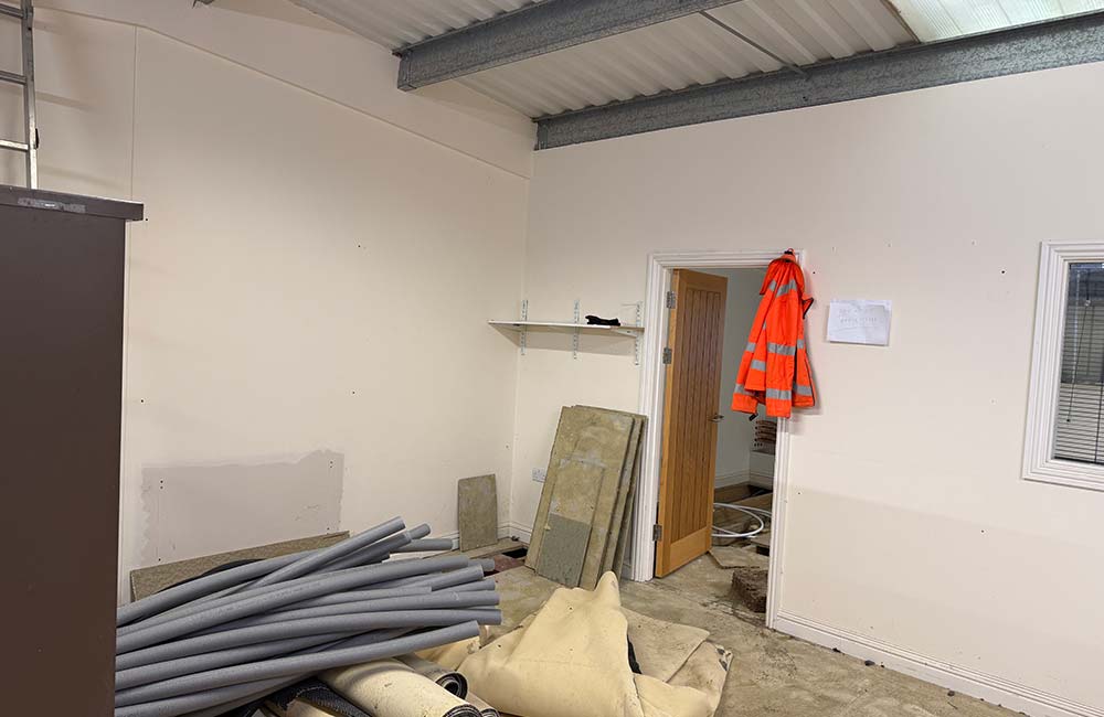 The conversion works are well underway.