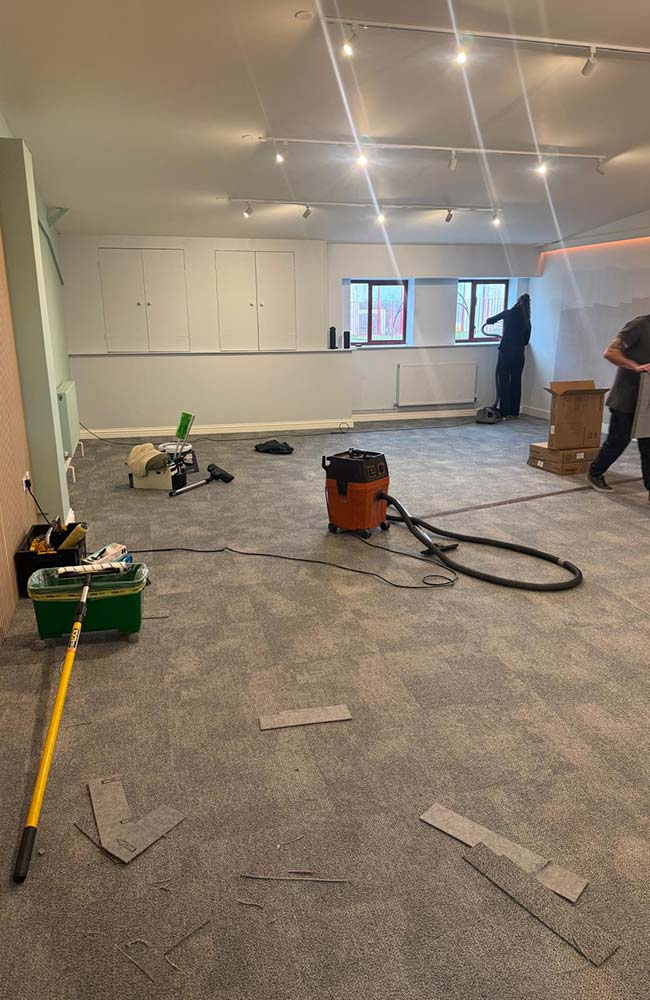 Finishing off ready for setting everything up.